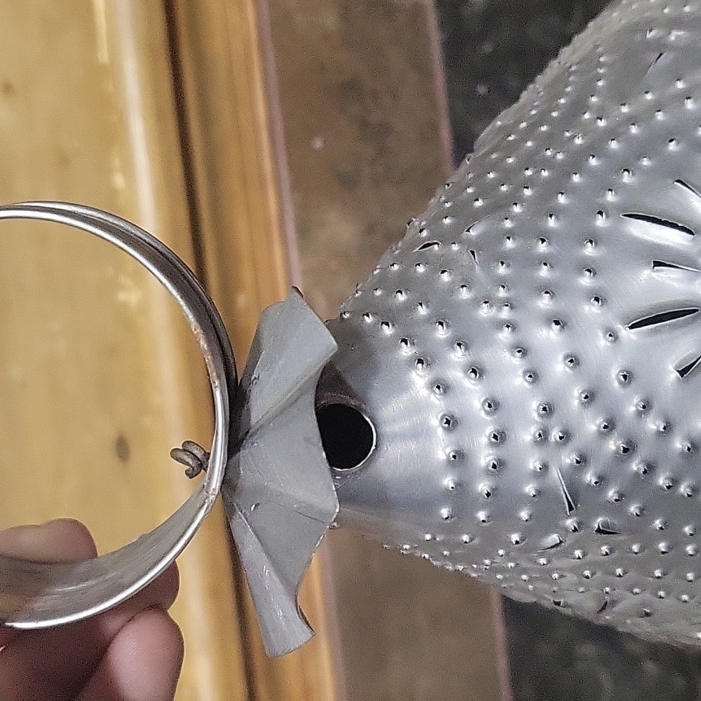 PUNCHED Tin Lantern Sunburst Design - Picture 13 of 13